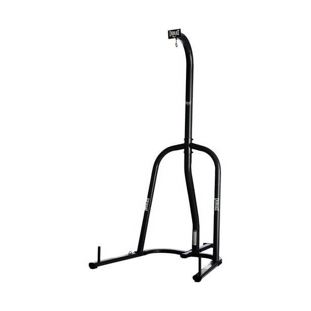 Everlast Steel Heavy Punching Bag Stand Workout Equipment for Kickboxing, Boxing, and MMA Training with 3 Plate Pegs and 100 Pou - 4812BDTC