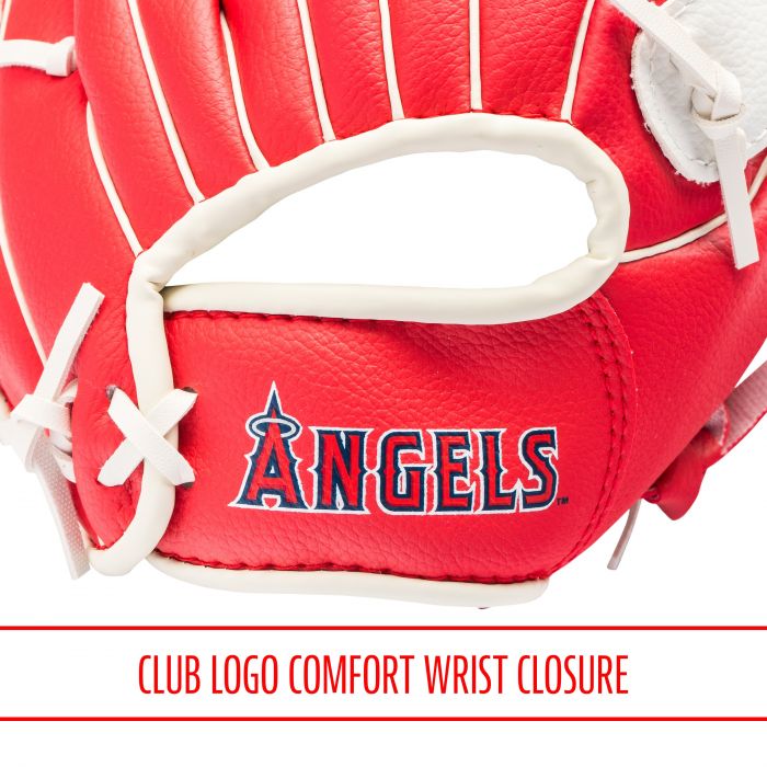 FRANKLIN ANGELS MLB TEAM GLOVE AND BALL SET-RED/WHITE - 76099F03