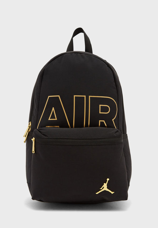 JORDAN AIR BACKPACK BLACK / GOLD - 9A0721