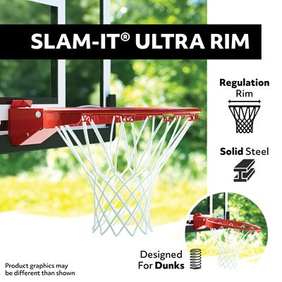 Lifetime Adjustable Portable Basketball Hoop (54-Inch Tempered Glass) - 90734