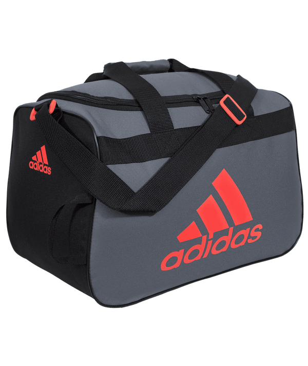 ADIDAS DIABLO SMALL DUFFEL ONIX GREY/BLACK/SOLAR RED - 5136407