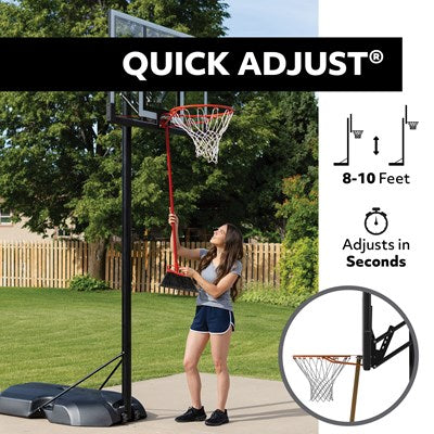 Lifetime Adjustable Portable Basketball Hoop (48-Inch Polycarbonate) - 1531