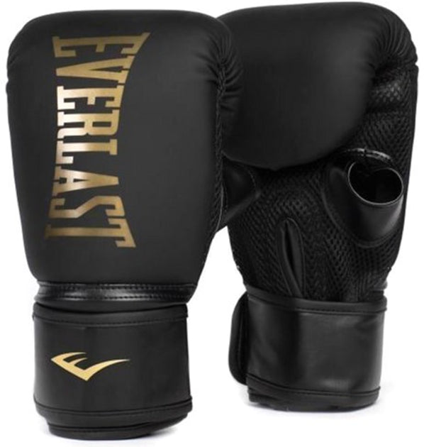 ELITE L/XL CARDIO BOXING GLOVES BLACK/GOLD - P00003320