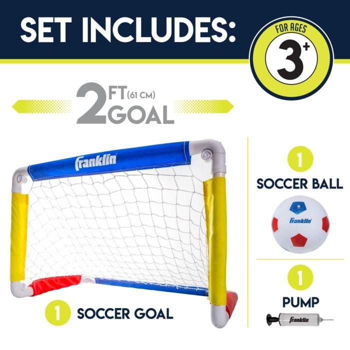 FRANKLIN SOCCER GOAL WITH BALL AND PUMP – 24" - 60165