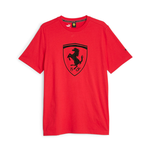 FERRARI RACE TONAL BIG SHIEDL TEE (RED) - 62095102