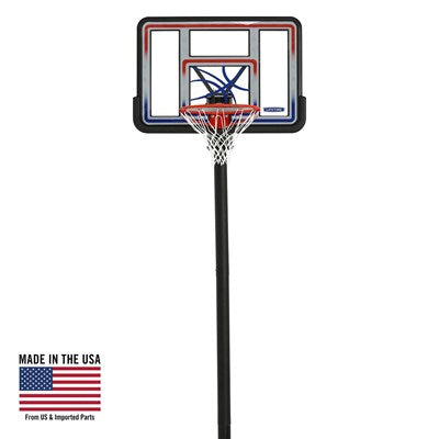 Lifetime Adjustable In-Ground Basketball Hoop (44-Inch Polycarbonate) - 1008