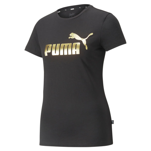 WOMENS ESSENTIAL METALLIC LOGO TEE - 84830301