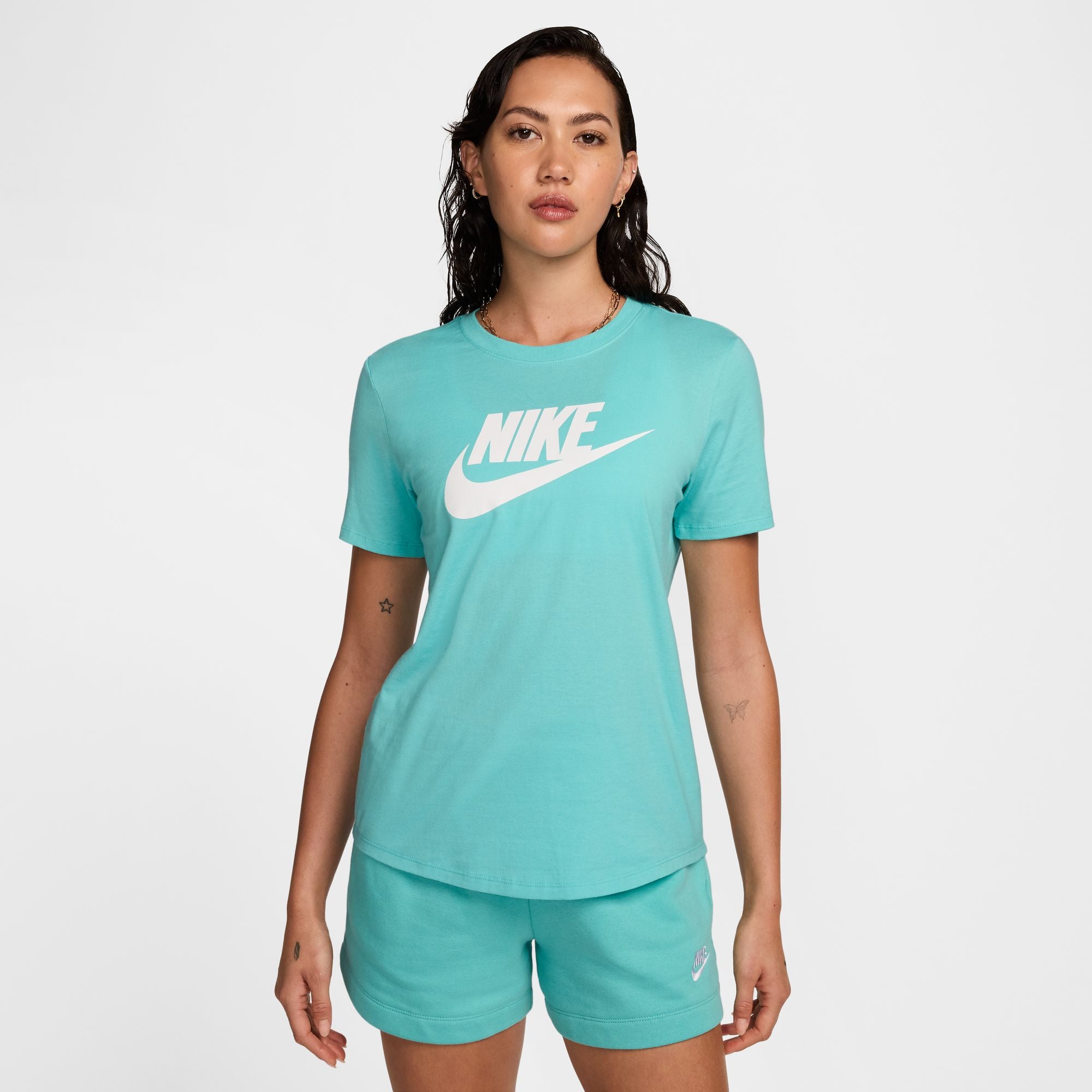 Womens Nike Sportswear Essential Logo T-Shirt - DX7906