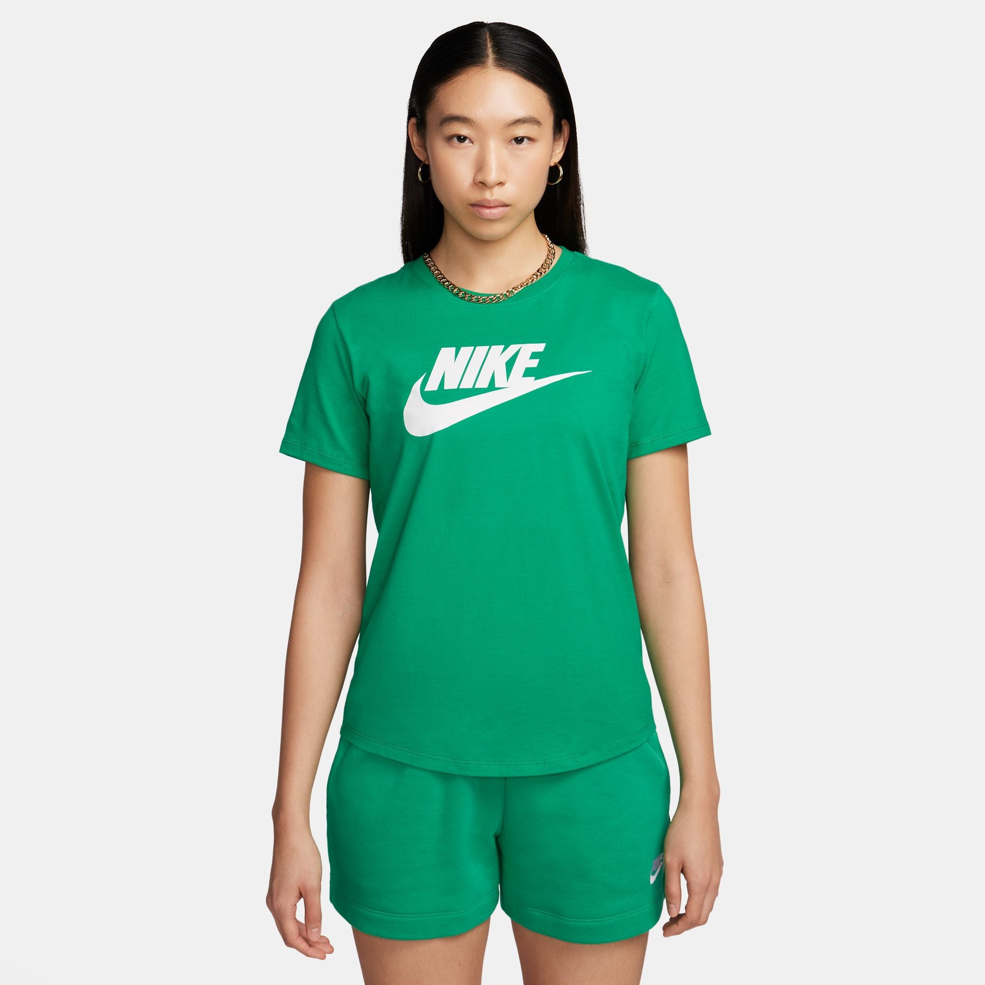 Womens Nike Sportswear Essential Logo T-Shirt - DX7906