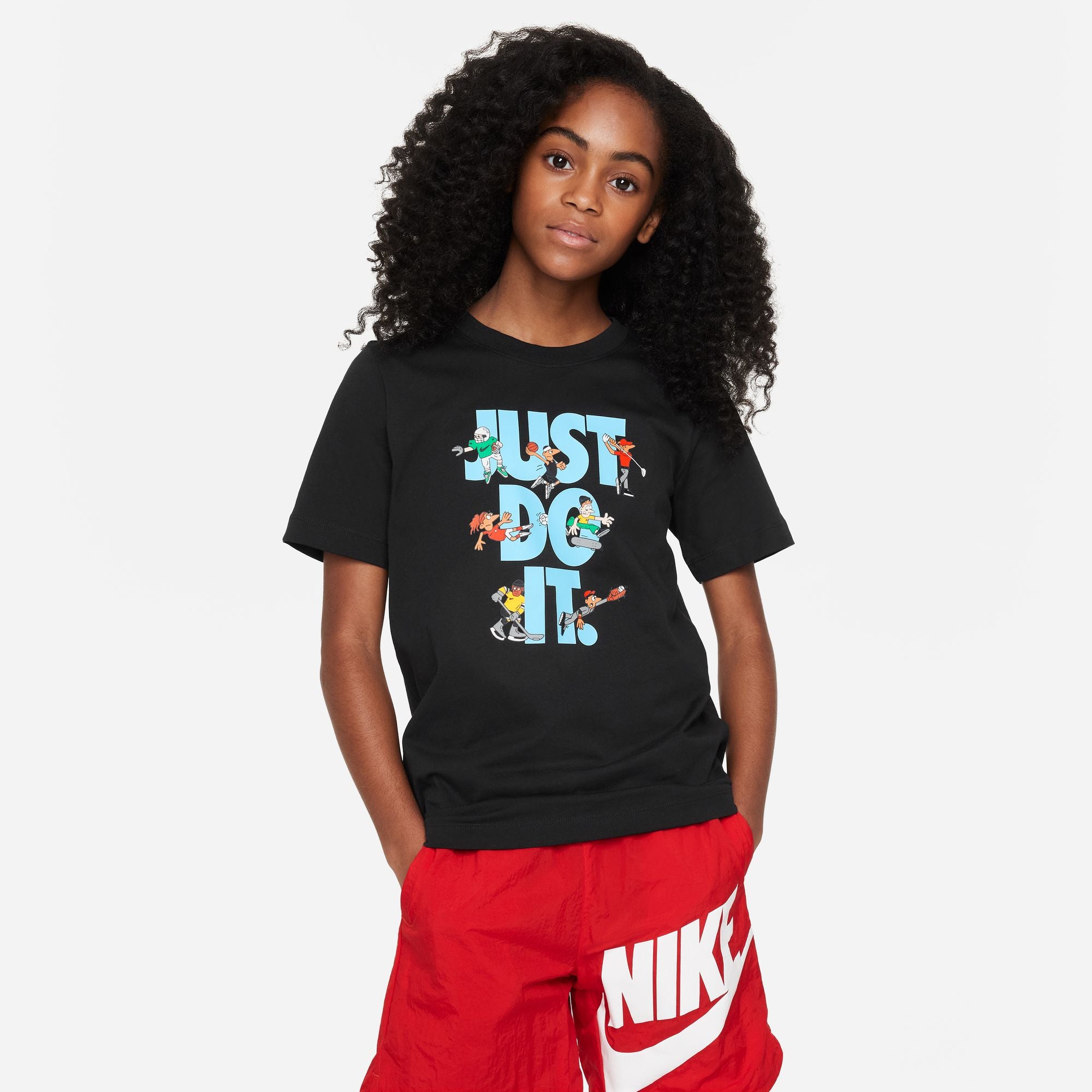 BOYS NIKE SPORTSWEAR JUST DO IT T-SHIRT - FN9667