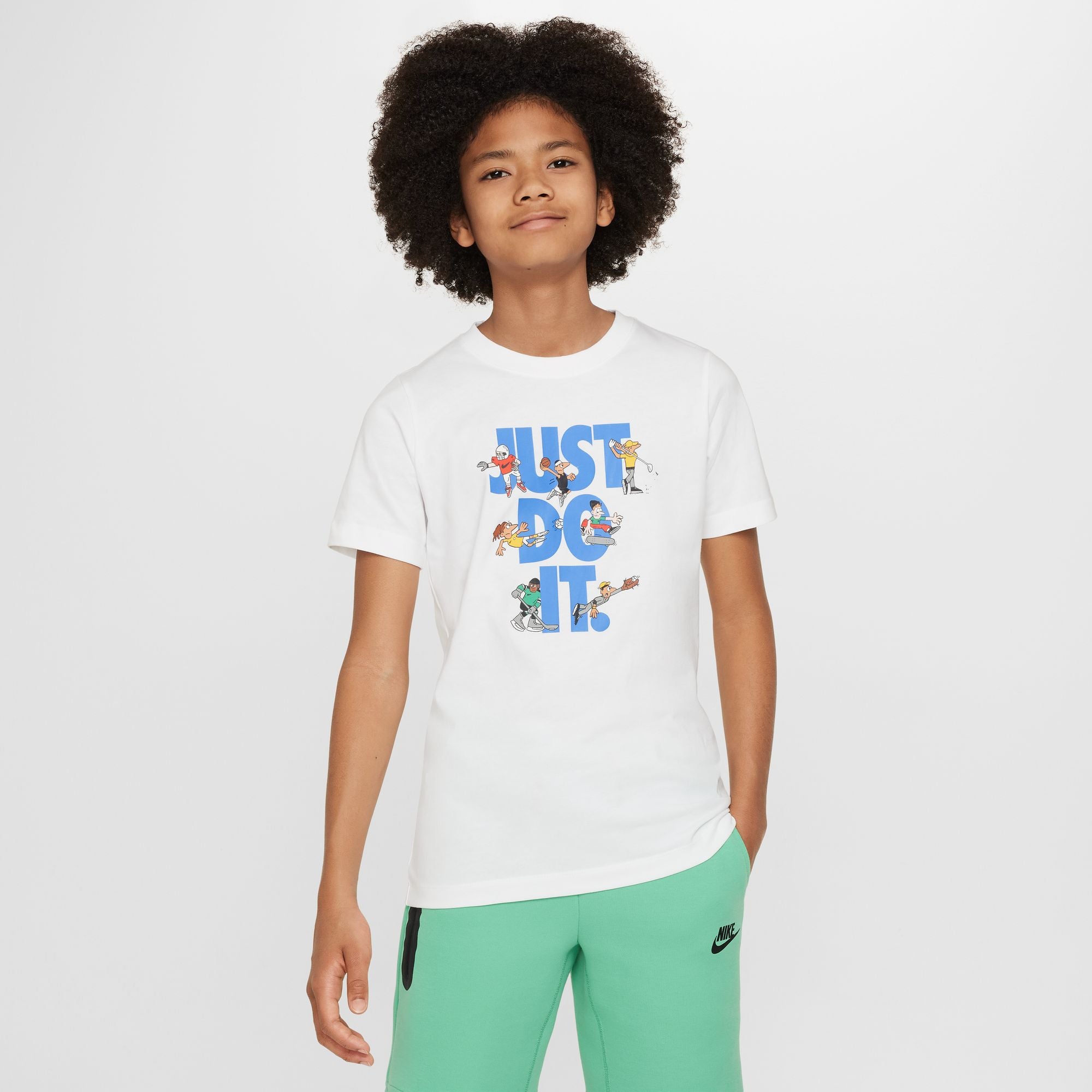 BOYS NIKE SPORTSWEAR JUST DO IT T-SHIRT - FN9667