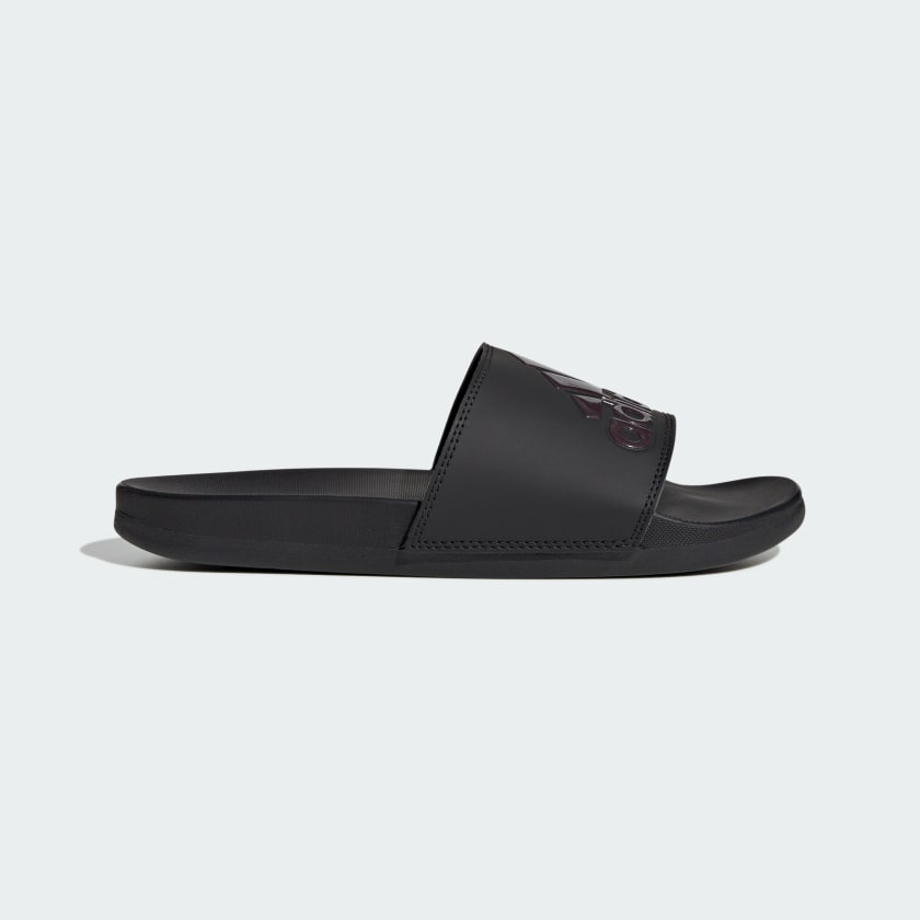 ADILETTE COMFORT    CBLACK/AURMET/CBLACK - JI4725