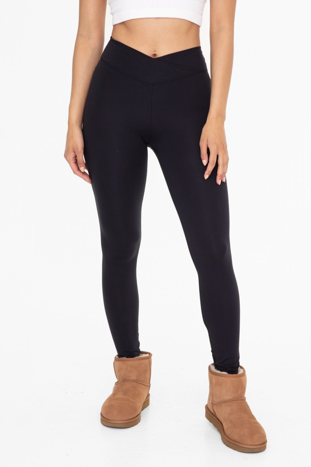 VENICE CROSSOVER WAIST LEGGINGS - BP624