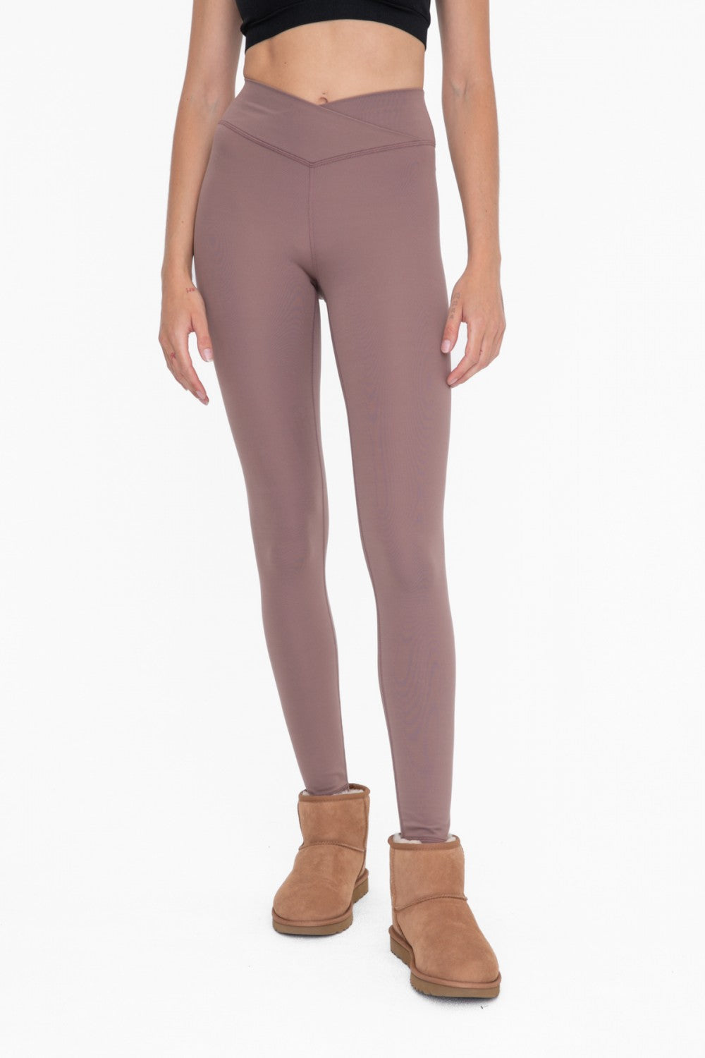 VENICE CROSSOVER WAIST LEGGINGS - BP624