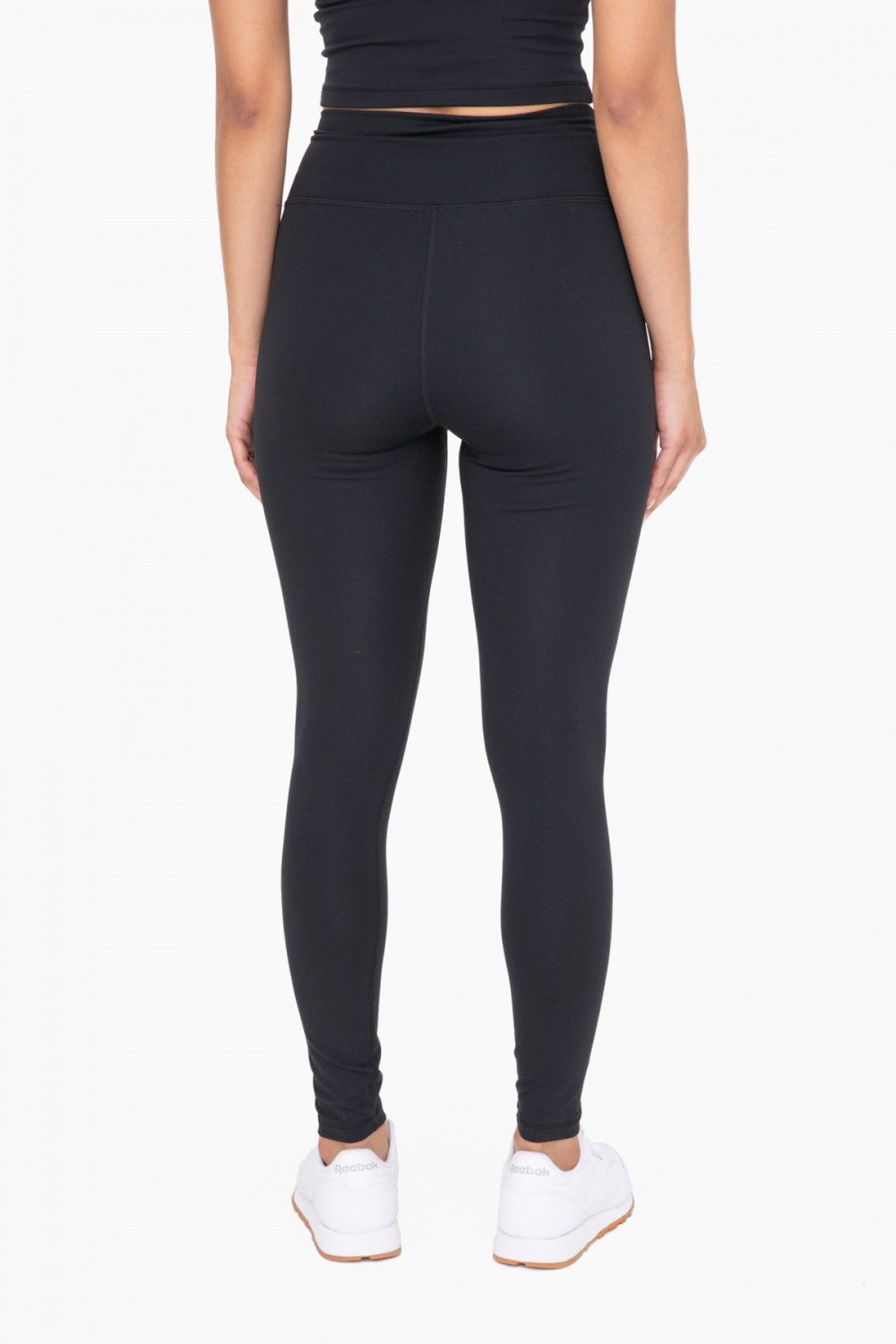 NYLON-BLEND ESSENTIAL SOLID LEGGINGS - BP627