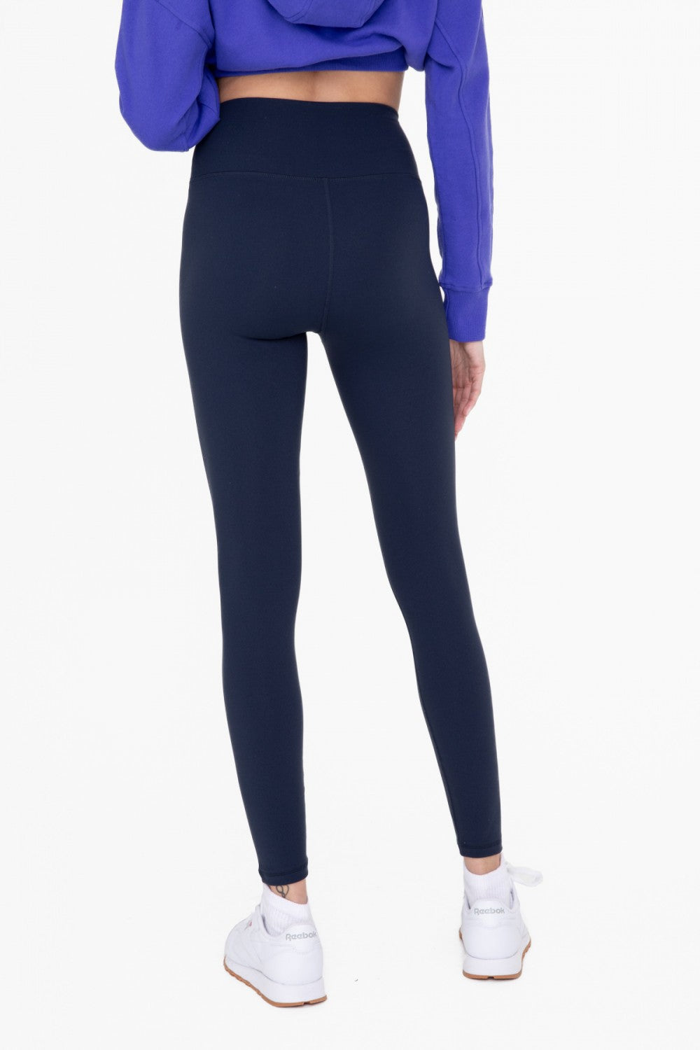 NYLON-BLEND ESSENTIAL SOLID LEGGINGS - BP627