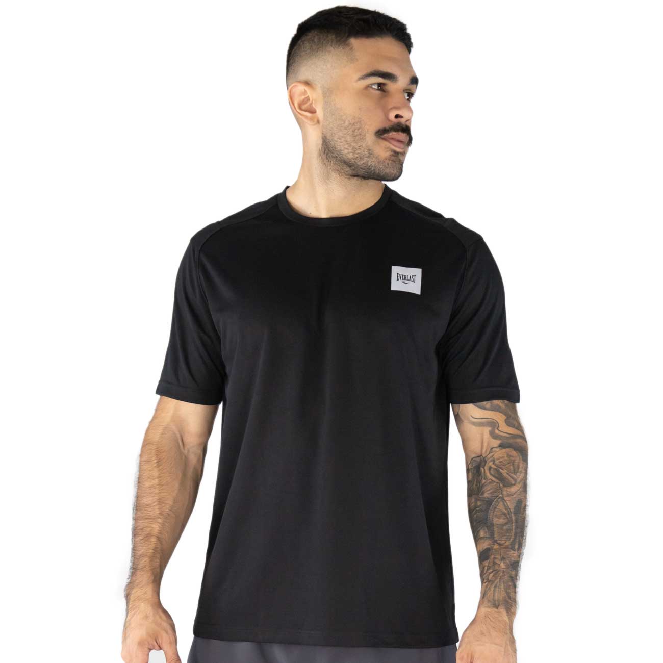 T-SHIRT MEN POLY EVERLAST TRUCK BK - EV73HAM781