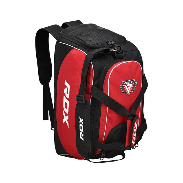 RDX R1 Duffel Bag with Backpack Straps Black/Red - GKB-R1B