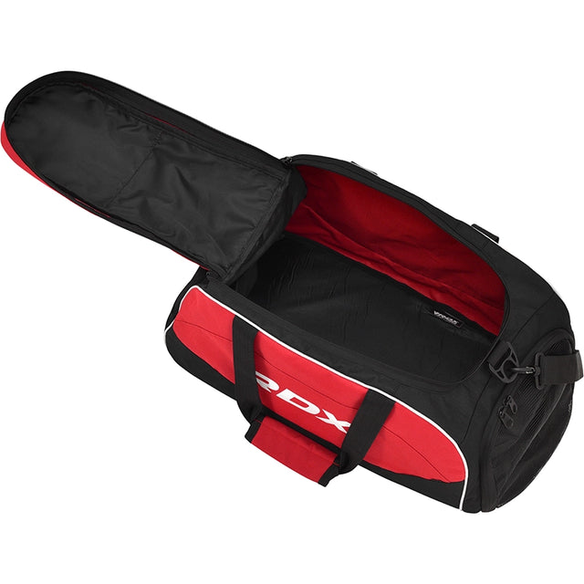 RDX R1 Duffel Bag with Backpack Straps Black/Red - GKB-R1B