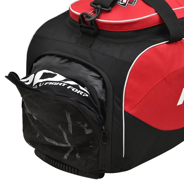 RDX R1 Duffel Bag with Backpack Straps Black/Red - GKB-R1B