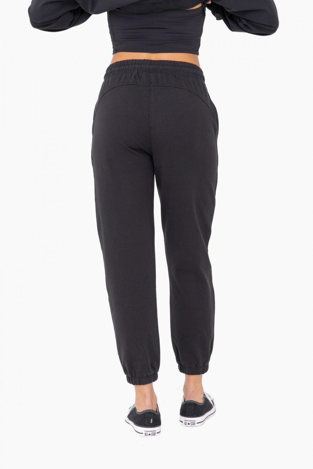Swoop Back Twill Joggers - KP-A1109