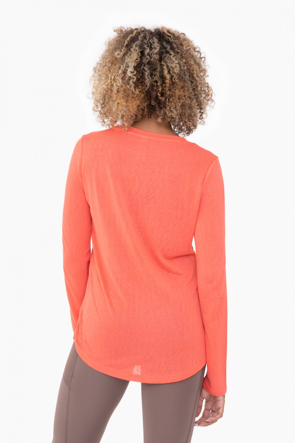 Modal-Blend Crew Neck Long Sleeve Tee - KT12113