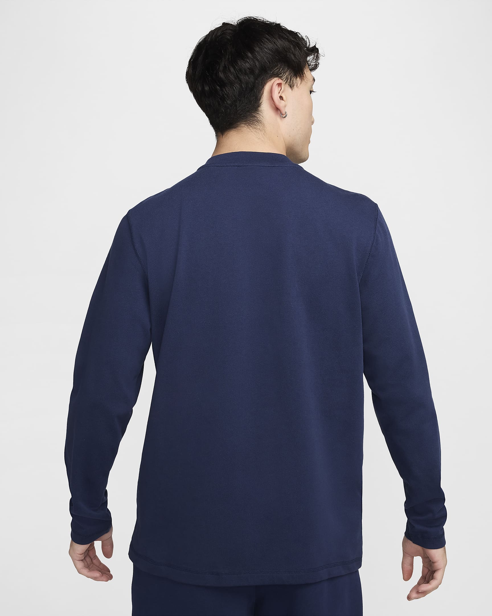 MENS CLUB FLEECE LONG SLEEVE HENLEY - FZ6630