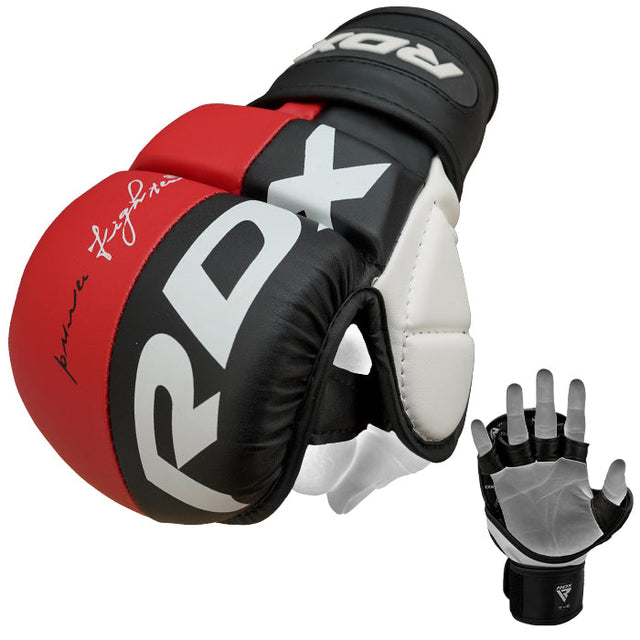 RDX T6 Plus MMA Sparring Gloves Red - GGR-T6R