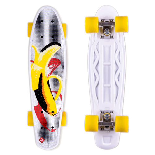 Street Surfing Plastic Cruiser Pop Board Banana - SS-PLAS005