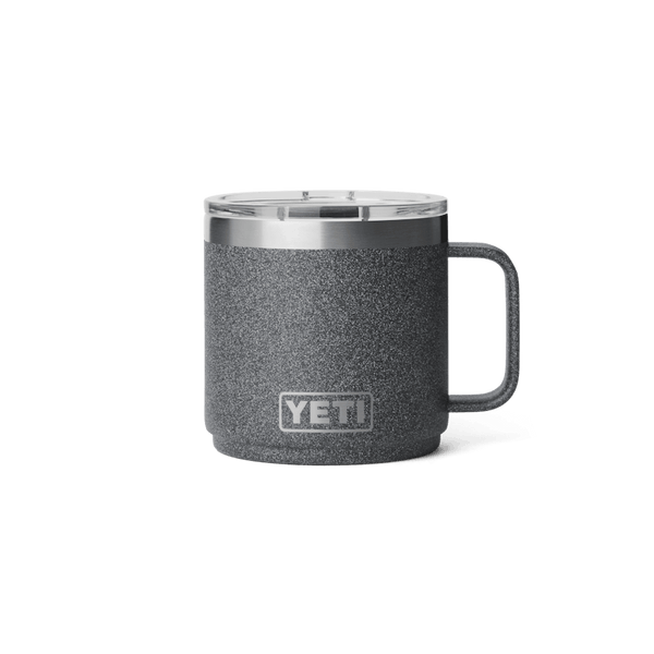 RAMBLER 14OZ MUG STACKABLE CERAMIC LINED BLACK STONE - YRSMCL14BS
