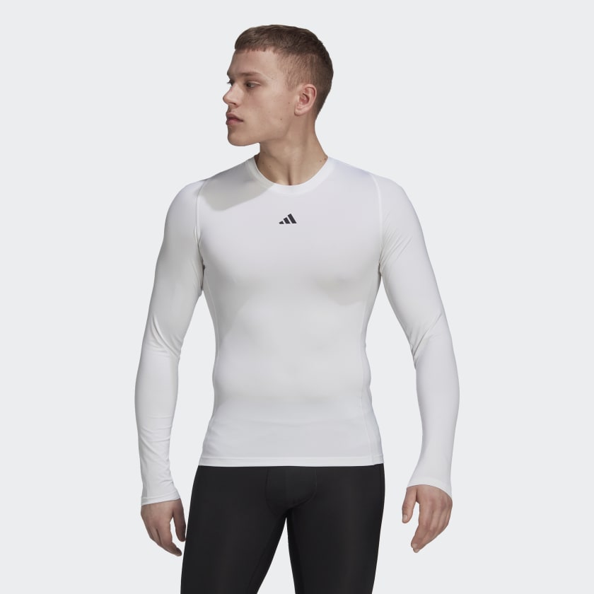 MENS TECH FIT LONG SLEEVE TEE - HJ9926