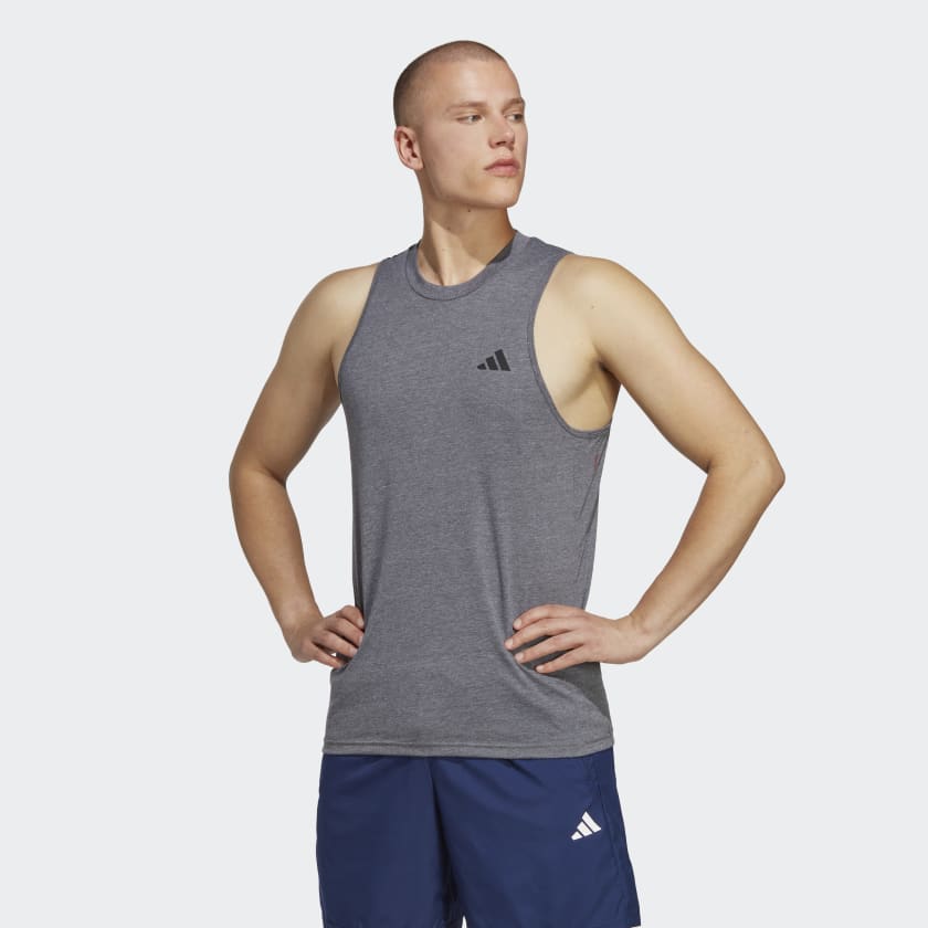 MENS TRAINING ESSENTIALS FEEL READY TANK - IC6949 – The Sports Center