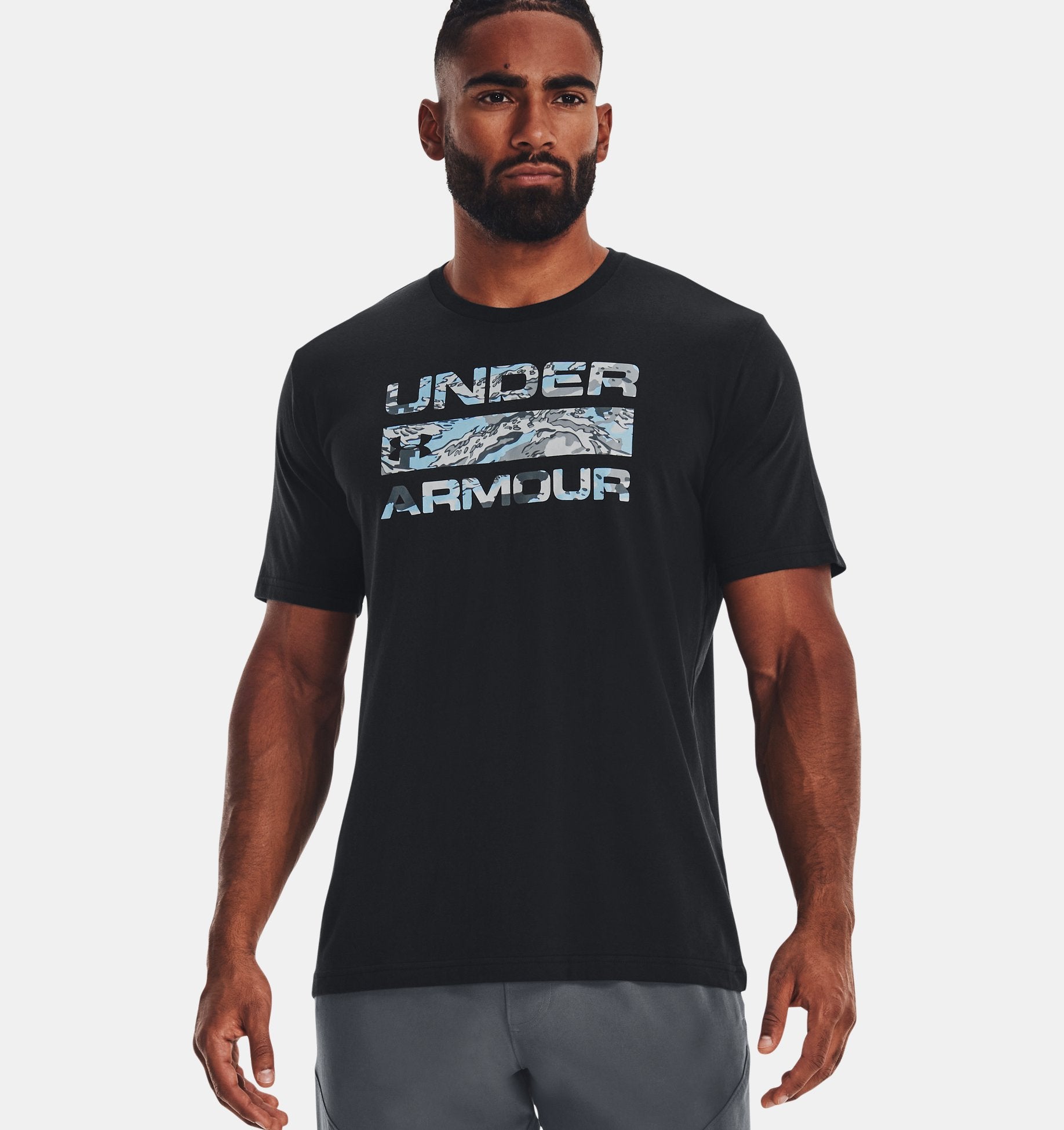 Men's UA Stacked Logo Fill T-Shirt, Under Armour