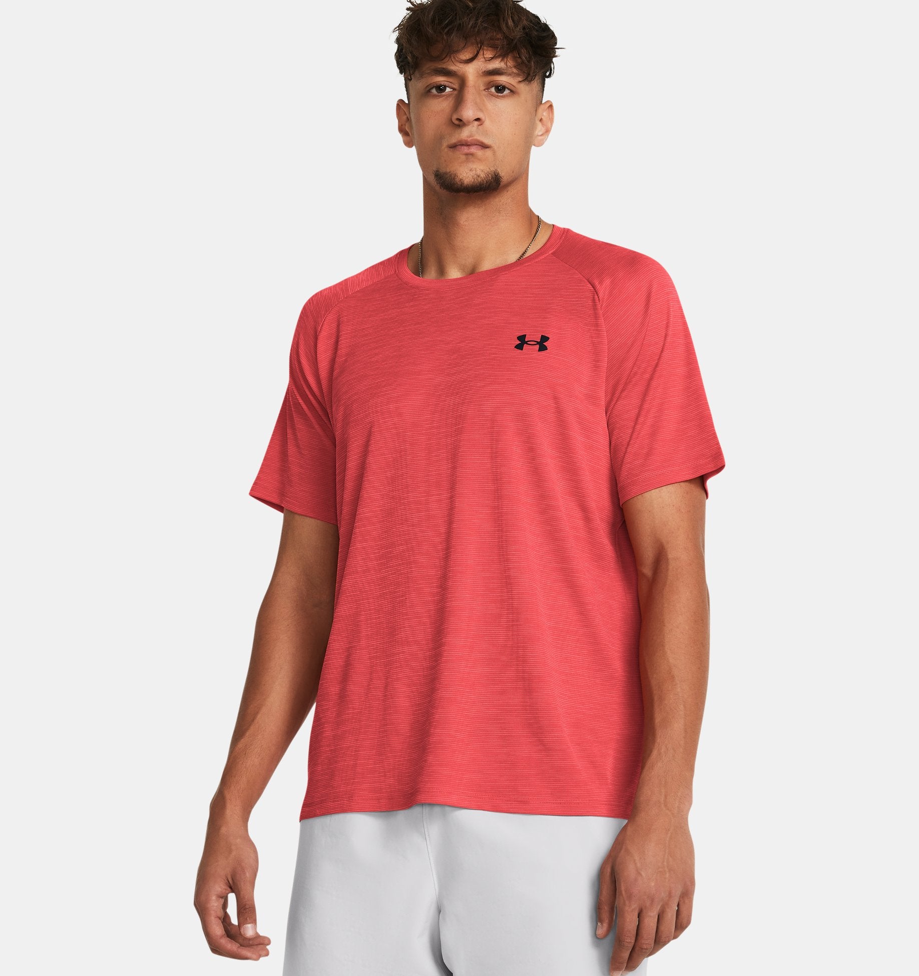 UA TECH TEXTURED SS TEE - 1382796