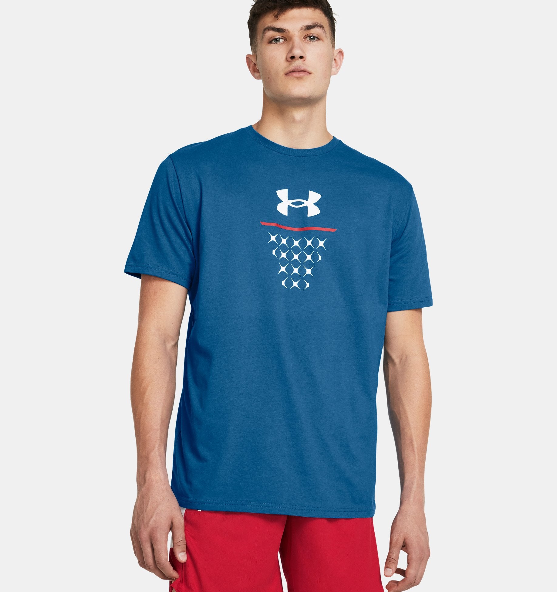 UA BBALL NET ICON SS TEE - 1382855