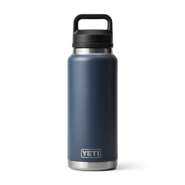 YETI RAMBLER 36oz BOTTLE CHUG NAVY - YRAMBC36N