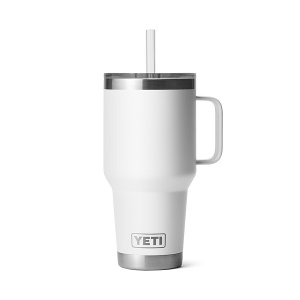 YETI RAMBLER 35oz STRAW MUG WHITE - YRMSTR35W