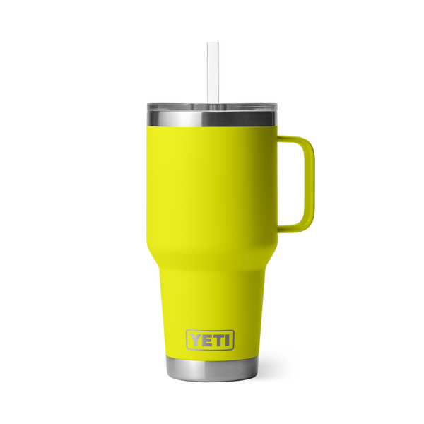 YETI RAMBLER 35oz STRAW MUG FIRE FLY YELLOW - YRAMSTR35FFY