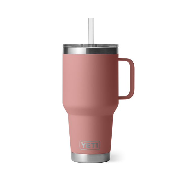 RAMBLER 35 OZ STRAW MUG SANDSTONE PK - YRMSTR35SP