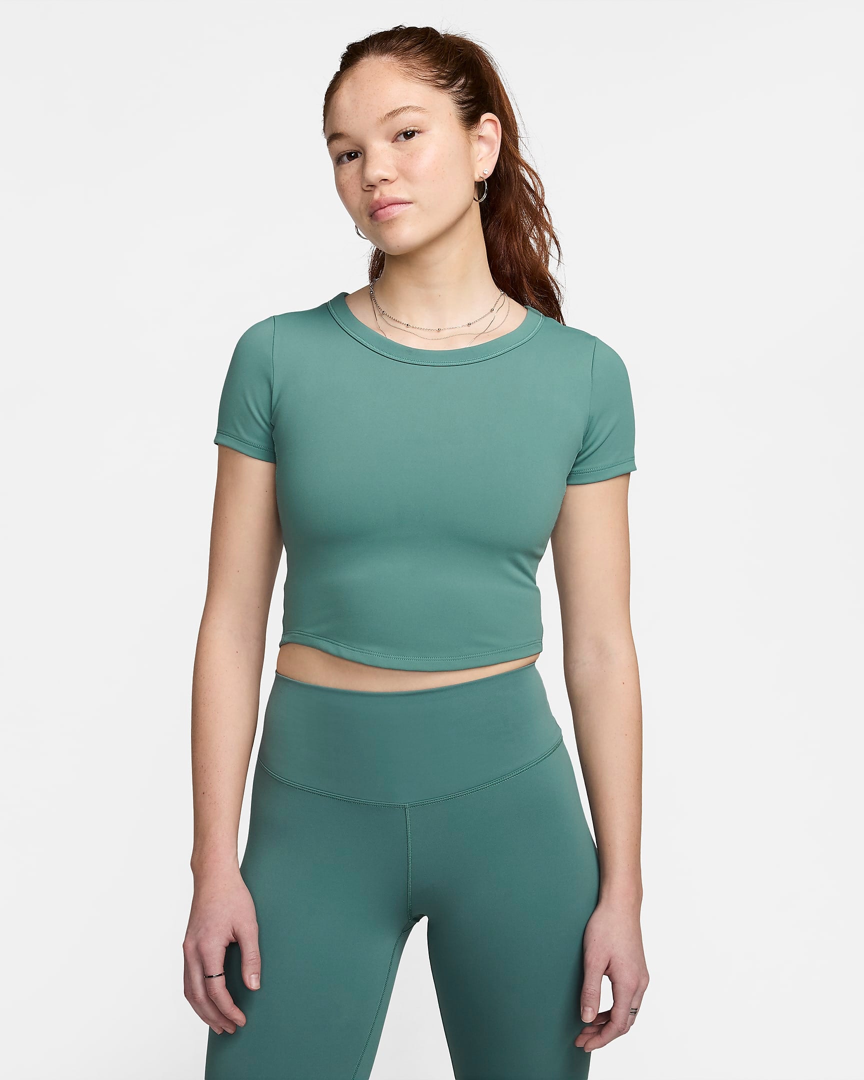 Women's Dri-FIT Short-Sleeve Cropped Top - FN2804