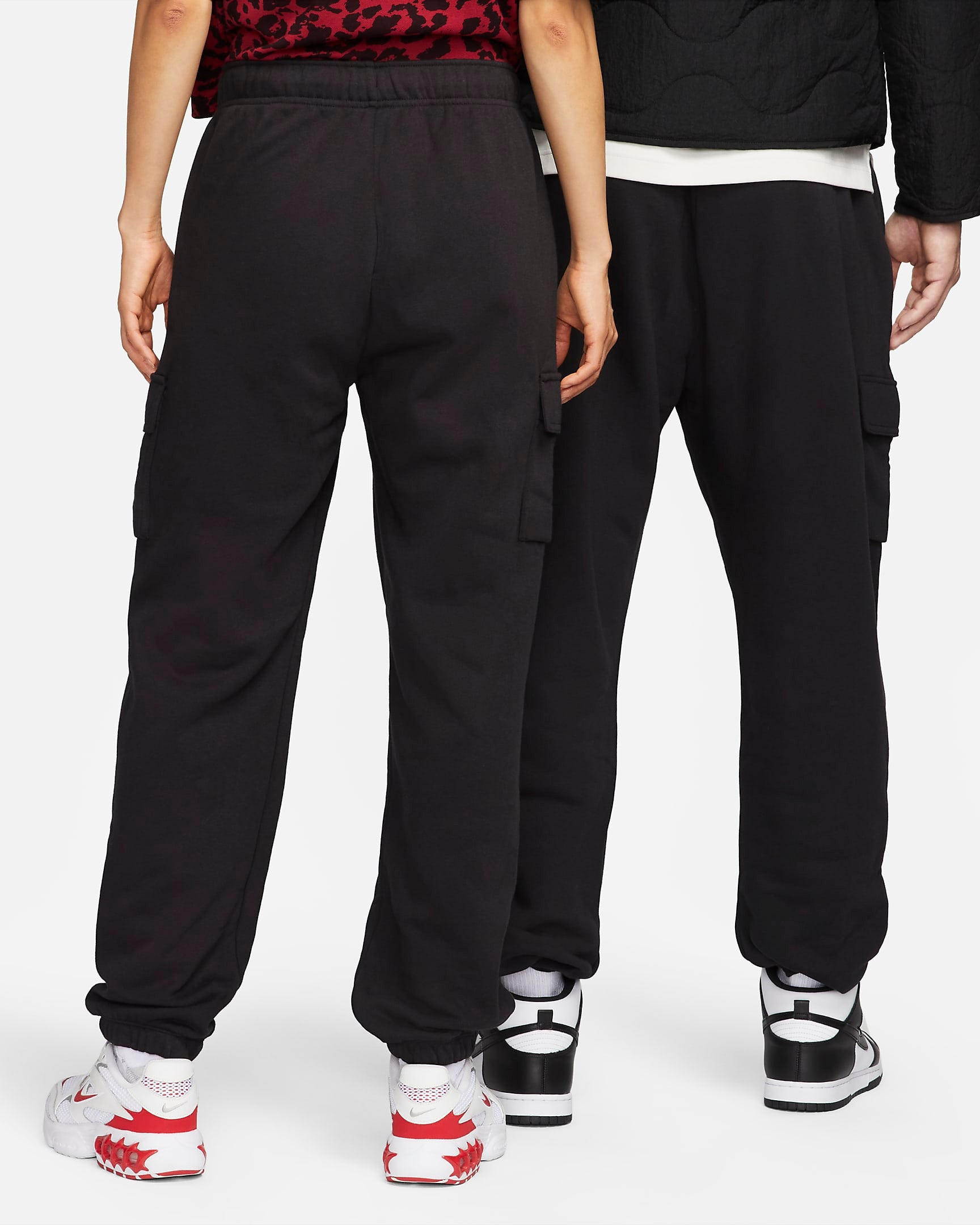 WOMENS CLUB FLEECE MID-RISE OVERSIZED CARGO SWEATPANTS - DQ5196