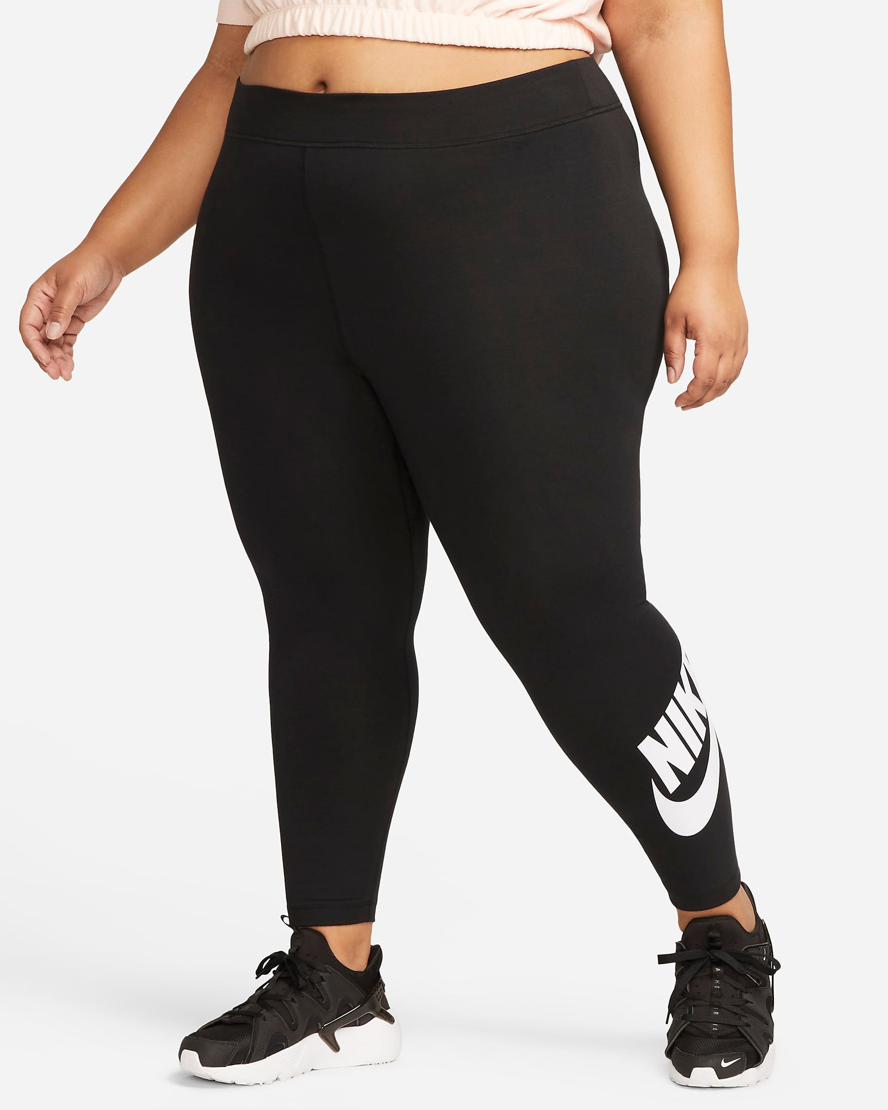 Women's High-Waisted Graphic Leggings (Plus Size) - FB3097