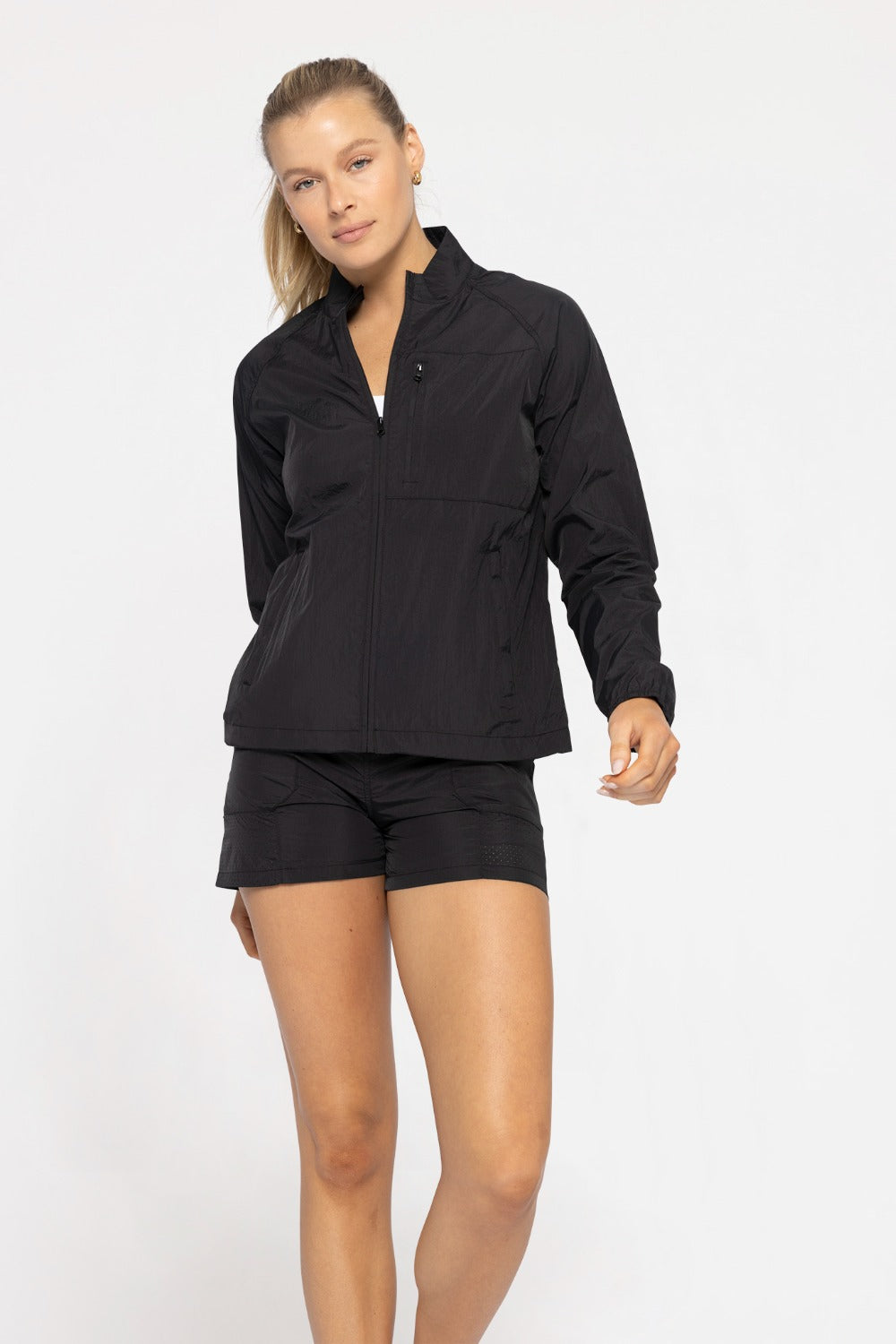 Mock Neck Running Jacket - AJ7418