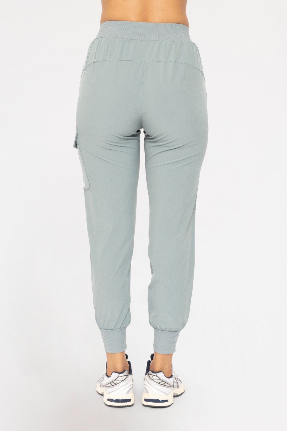 High-Waisted Capri Active Joggers with Pockets - AP-B0115