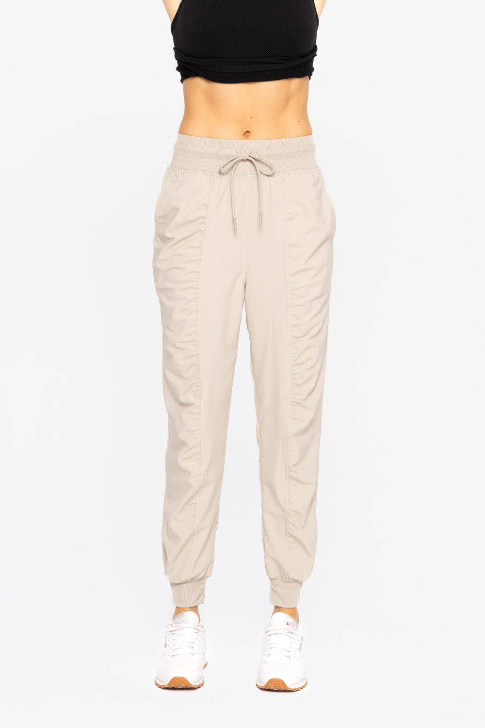 RUCHED FRONT ACTIVE JOGGERS - AP7185