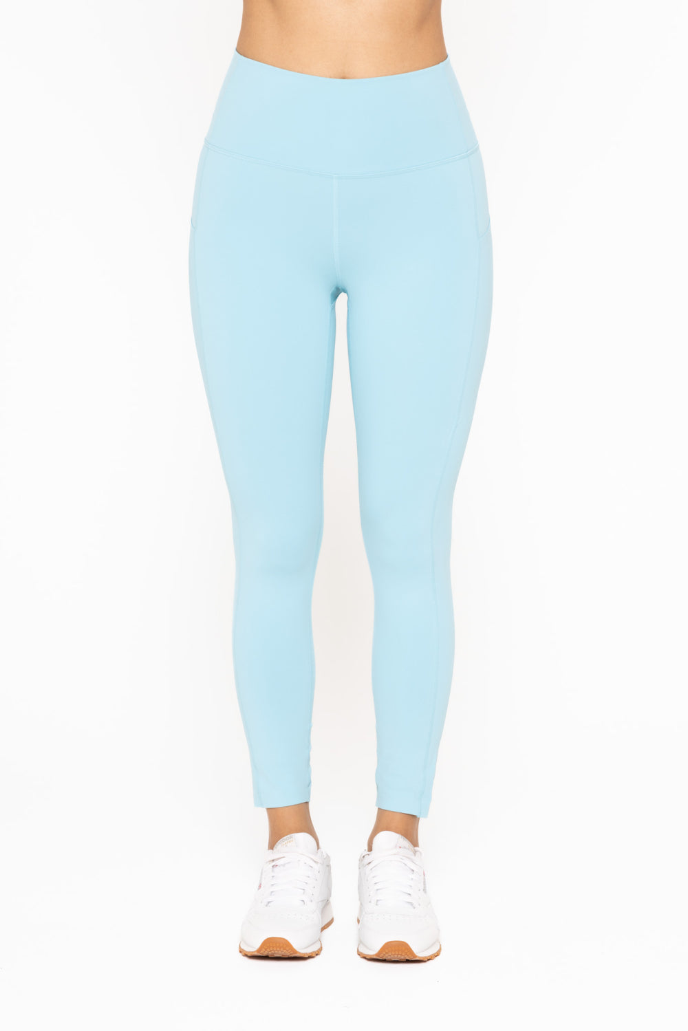 Laser-Cut and Bonded Essential Foldover Highwaist Leggings - APH2713