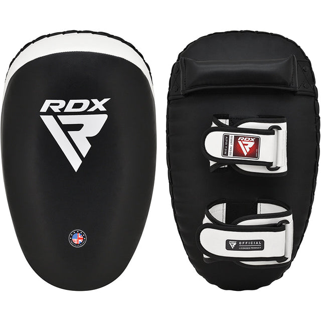 RDX T3 Muay Thai Kick Arm Pad King White/Black - APR-T3W