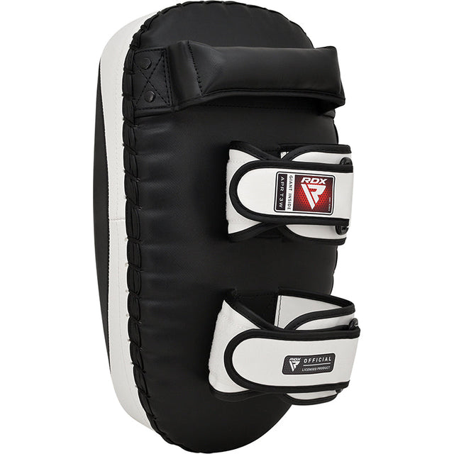 RDX T3 Muay Thai Kick Arm Pad King White/Black - APR-T3W