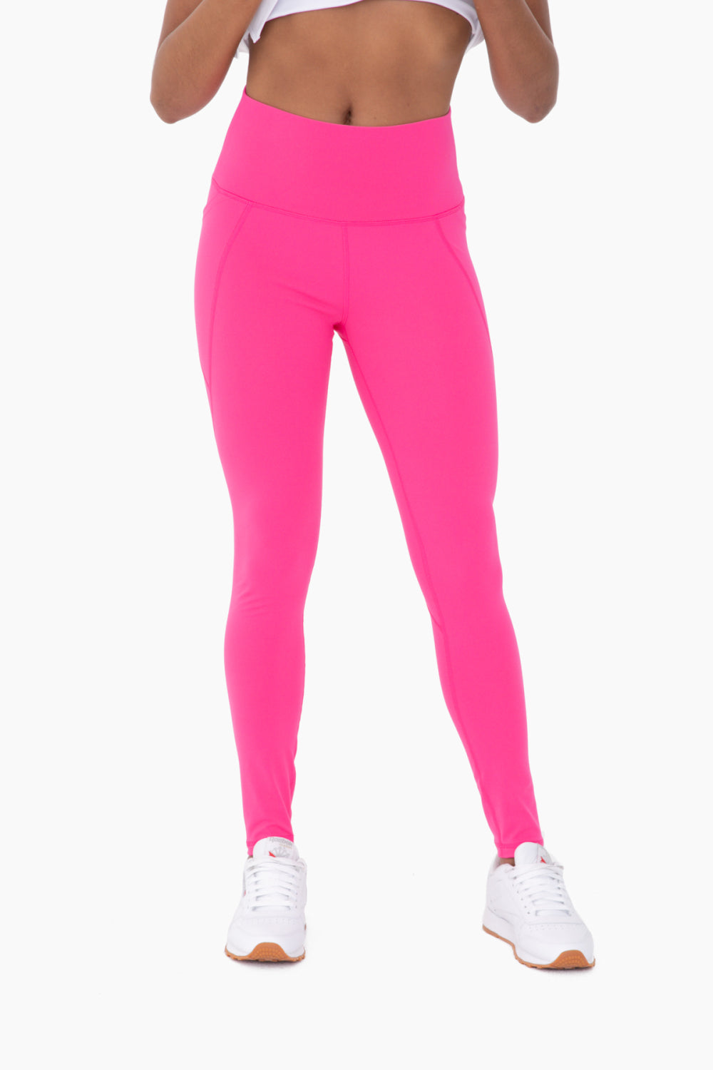 TAPERED BAND ESSENTIAL SOLID HIGH-WAIST LEGGING - BP600