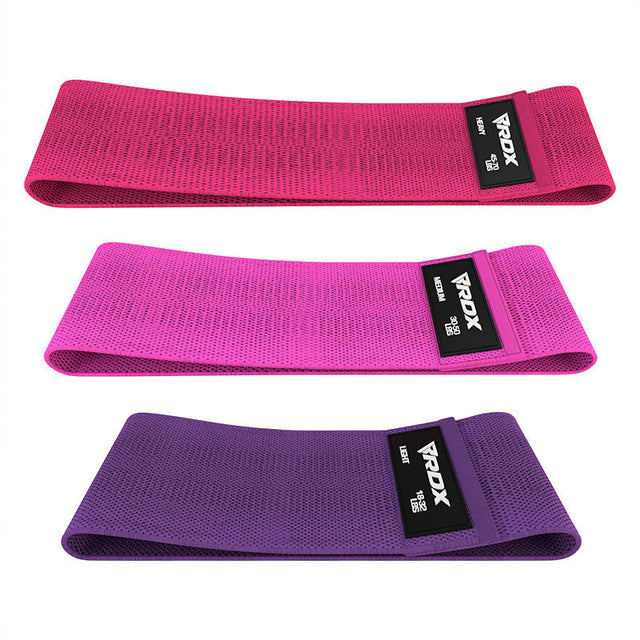 RDX CP Heavy-Duty Fabric Resistance Training Bands for Fitness - RBF-PCPR